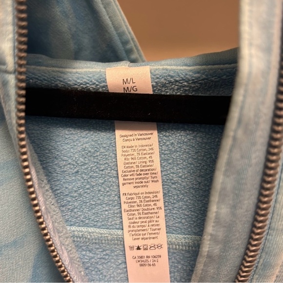 LULULEMON NWOT Blue To-Dye For Scuba - Picture 4 of 8